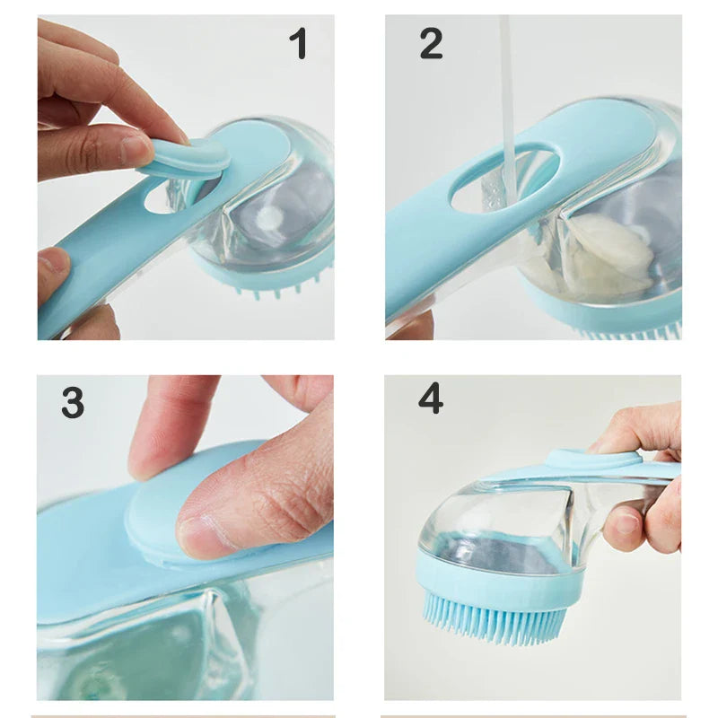 Soft Silicone Pet Brush